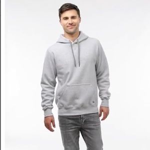Russell Athletic Fleece Lined Hoodie in Heather Grey, Unisex